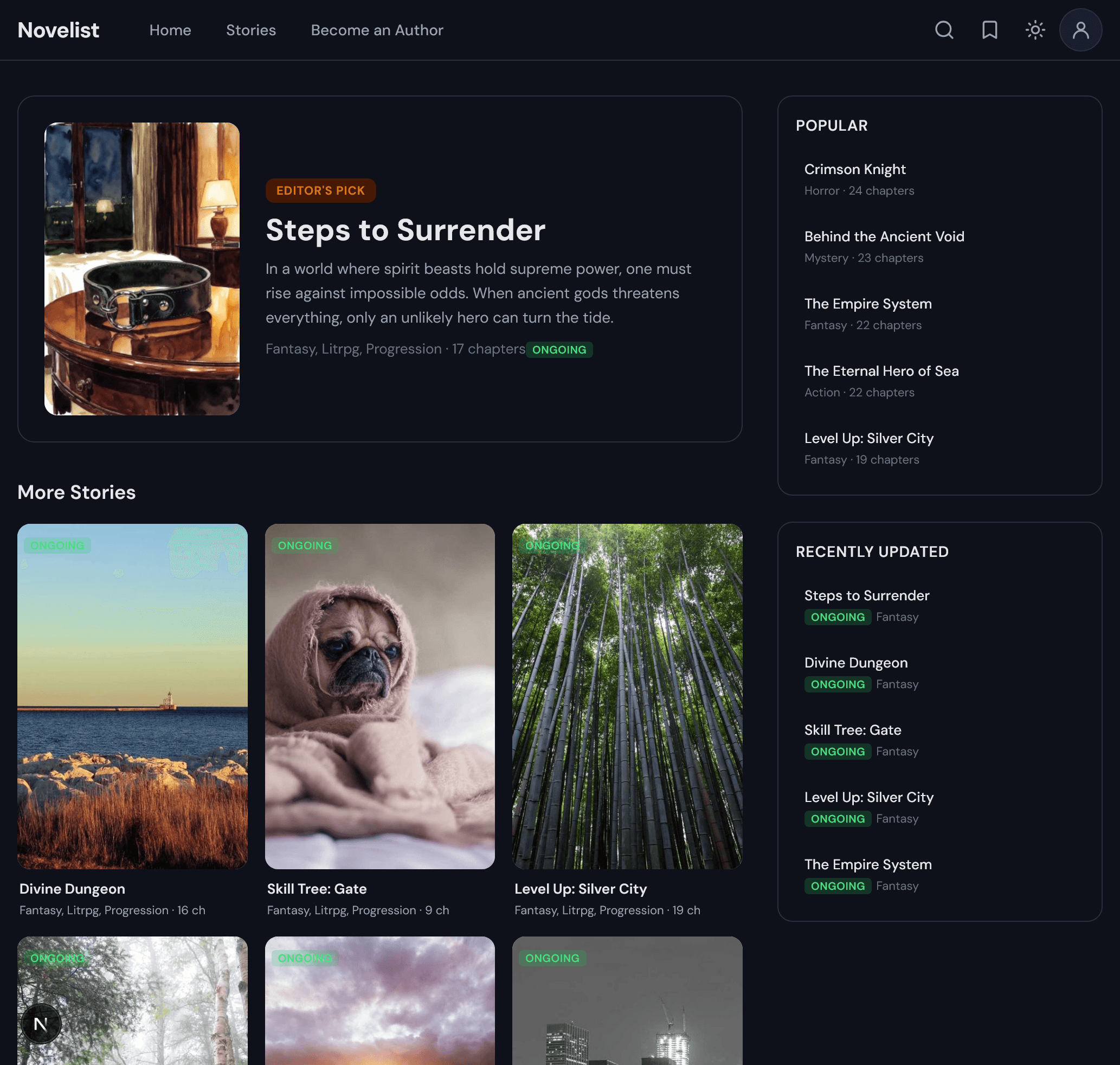 Magazine theme preview